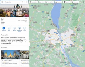 Google Maps removing tags from maps in Ukraine
