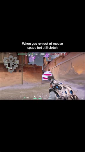 Running Out of Mouse Space in Valorant