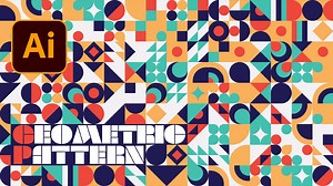 様々な用途で使用できるジオメトリックパターンをなるべく簡単に作成するIllustratorスピードアート！ | CONNECRE