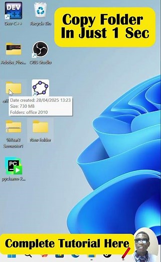 Still Struggling to Copy & Paste a Folder? Learn It in 10 Seconds! | Computer Basics