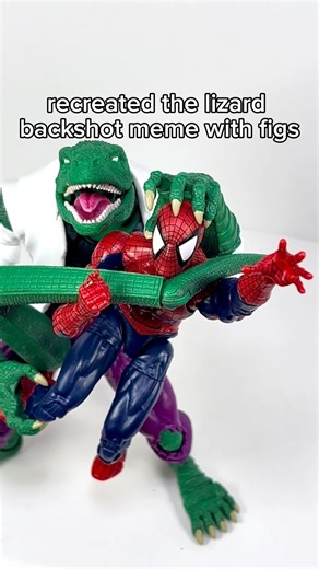 full lizard review tmrw😭🙏 #actionfigures #figtok #toys #spiderman #marvel #comics #nerd #meme #mcu