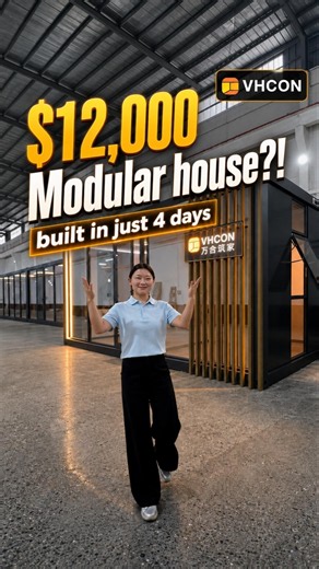 $12,000 K5 3-Bedroom Modular Home | 388 Sq Ft Flat-Pack House #prefabhouse #modularhome #container