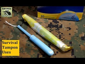 Survival Tampons 10 Uses for SHTF
