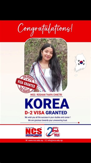 South Korea D-2 Student Visa Success — How Miss Roshani Got Her Study Visa