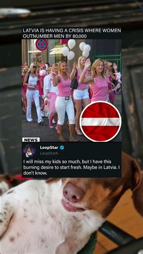 The population statistics reveal a large gender gap in Latvia's favor of women