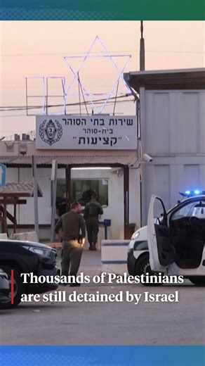 About 2,000 Palestinians were released from Israeli prisons as part of the Gaza ceasefire, but many thousands more remain locked up — often without charge or trial. https://www.democracynow.org/2025/10/20/sari_bashi | Democracy Now!