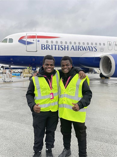 Cleaning a British Airways Plane with BBC News