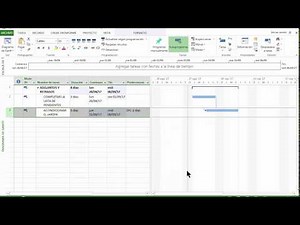 ADELANTOS Y RETRASOS EN MS PROJECT