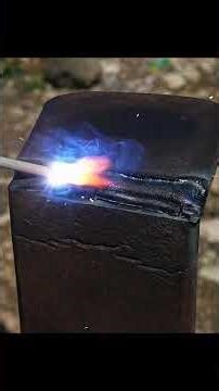 beginner welder with horizontal welding technique that improved in the second practice #welding#iron