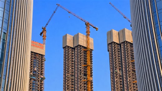 High-rise construction spotted in China