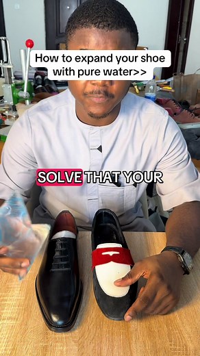 How to Expand Your Shoes with Sachet Water