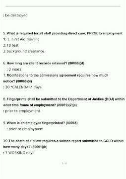 California ARF Administrator Exam Study Guide Questions and Answers 2024 2025 Updated Verified Answ