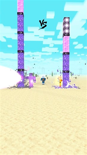 Who can break the rock the fastest Help Herobrine 🤯 👑 👊