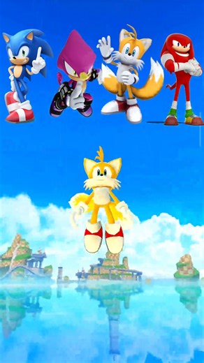 SONICDASH 🆚 ESPIO 🆚 TAILS 🆚 KNUCKLES 🆚 GAMEPLAY WHO IS BEST ? #shorts