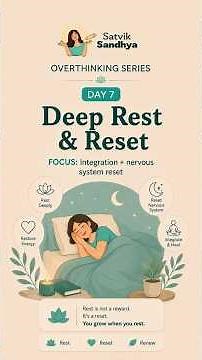 Overthinking Series Day 7 | Deep Rest & Reset with Yoga Nidra