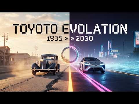 Toyota Car Evolution 1935–2030 | History, Models & Future Technology