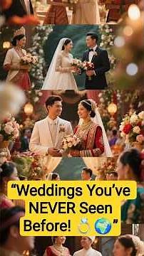 Ancient Marriage Traditions Around the World! 💍🌍