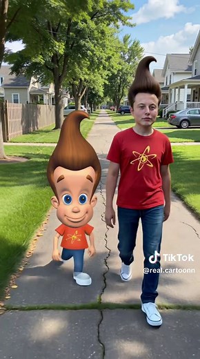 What if Jimmy Neutron characters were realistic? #jimmyneutron #catwalk #pixverse #klingai #realcartoon