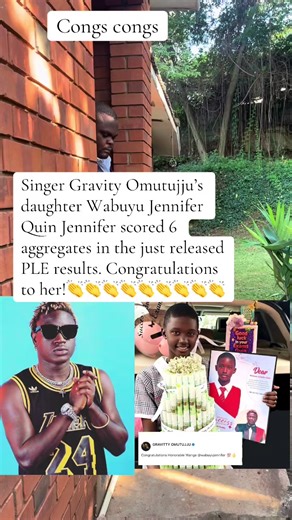 Gravity Omutujju's Daughter Excels in PLE Results