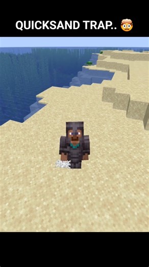This Quicksand Trap Looks Safe… 😈 | Minecraft #mctutorial #shortsminecraft #minecraftbuilding