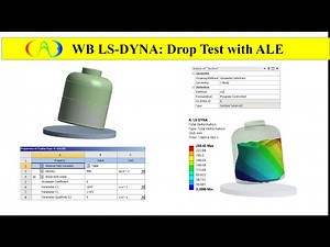 ANSYS WB LS DYNA: Drop test a Liquid with ALE method