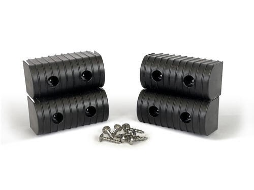 Caliber Bunk Wrap Endcaps for 2x4 Boat Trailer Guides - Black - Qty 24 Caliber Boat Trailer Parts CA