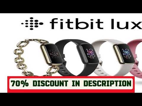 A must-have product! Fitbit Luxe Fitness Tracker AMOLED Screen 24/7 Heart Rate Monitor Sleep SpO2