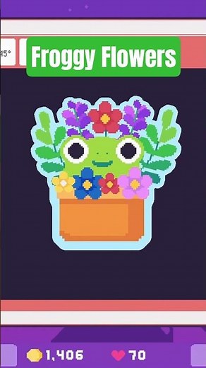 FROGGY FLOWERS #cute #indiegames #pixelart #cozygaming #cozynights #stickybusiness