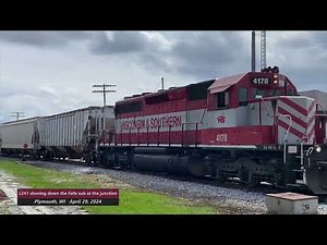 Wisconsin & Southern train action around Plymouth, WI!