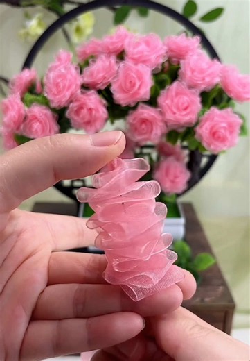 Ribbon Rose Bouquet Tutorial: Easy Handmade Gift Idea