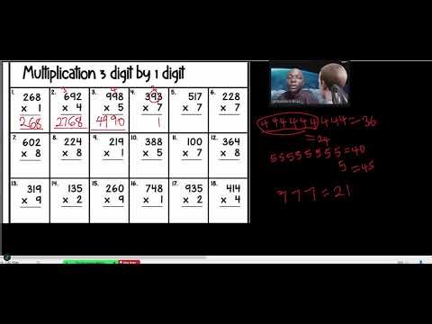 Multiplying 3 Digits