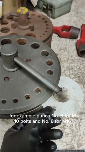 Gasket Punch Table in Ship Workshop | Making Custom Gaskets for Engine Maintenance