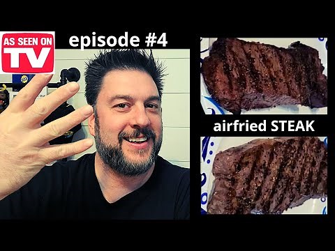 Cooking STEAK in an airfryer Emeril Lagasse FRENCH DOOR Airfryer 360. Steak 2 ways and Toast [401]