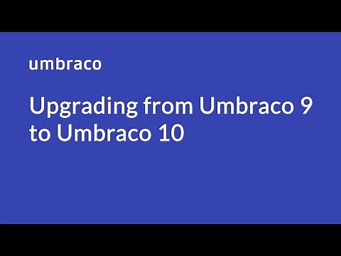 Upgrading from Umbraco 9 to Umbraco 10