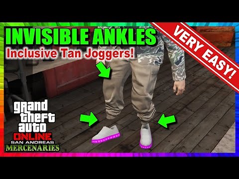 How To Get Invisible Ankles And The Tan Joggers? *Easy Clothing Glitch* | GTA 5 Online
