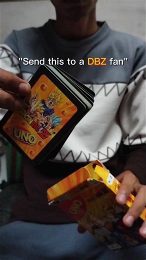 Freestyle cardistry with DBZ UNO playing card | #cardistry#cardistryshort