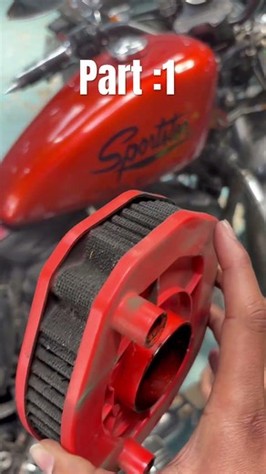 Clean every 5,000–7000 BMC Air Filter on Harley 🔧 Improve Performance #shorts\npart :1