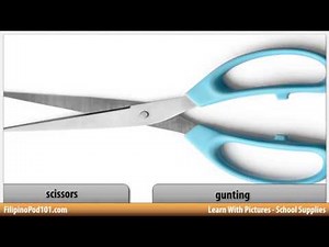 Learn Filipino with Pictures - What's in your School Bag?