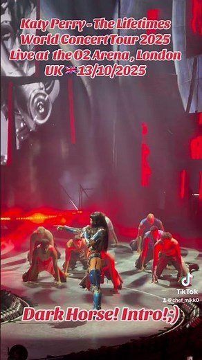 Katy Perry - The Lifetimes World Concert Tour 2025 Live at the O2 Arena , London UK 🇬🇧13/10/2025