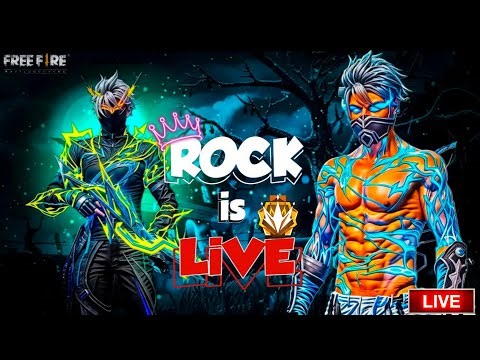 Rock is Live🤞😎 1V1 CostomGuild Test #freefiremax #freefiremaxlive #livegameplay #giveway #guildtest