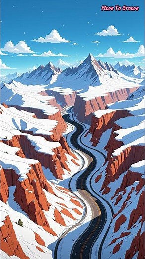 Calm Cartoon Landscape Scenes for Relaxation | Stress Relief and Peaceful Backgrounds