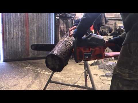 HOMEMADE LOG HOLDER FOR CHAINSAW