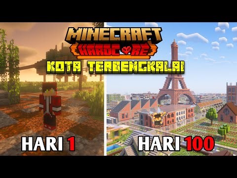 100 HARI MINECRAFT HARDCORE ZOMBIE APOCALYPSE