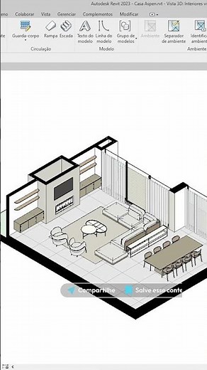 Como configurar uma isométrica conceitual no Revit