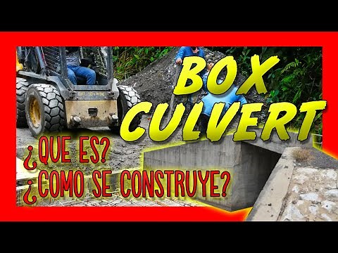BOX CULVERT construcción PASO a PASO | MBG INGENIERÍA