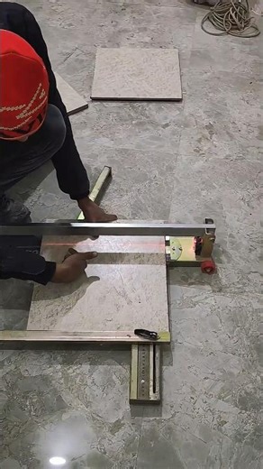 Manual Tile cutter Easy to Cut Tile. #Manualcutter #tiles #cunstructionwork