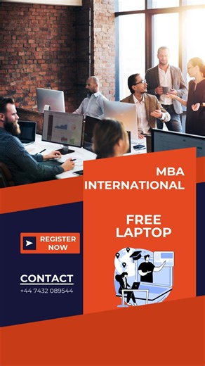 🌍 MBA International 🎓 Accelerate your leadership journey — where global strategy, innovation, and executive decision-making converge to drive organisational success. 💼✨ ✨ Why choose this programme? ✅ Develop advanced competencies in international business, management, and strategic leadership ✅ Gain the tools to navigate cross-border markets and multicultural environments ✅ Strengthen your analytical, problem-solving, and high-level decision-making capabilities ✅ Explore pathways in global co