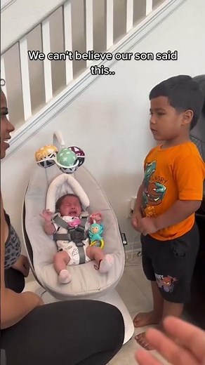 Son tells mom & dad he doesn’t want a baby sister anymore 😢 #shorts