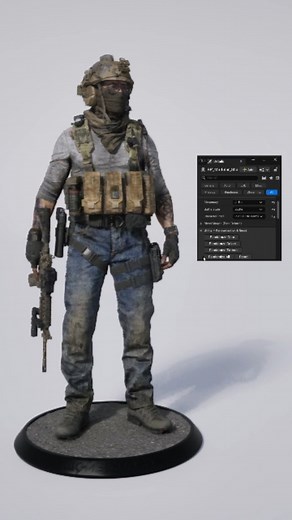 This is our modular Blueprint setup in UE, built for the Shadow Unit Collection to make creating your own badass loadouts super easy. Throw together a full squad in minutes, play around with poses, swap tattoos and materials, and tweak your gear however you like. #unrealengine | Bigmediumsmall