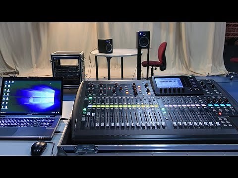 REMOTE CONTROL OF THE BEHRINGER X32 MIXER FROM A PC VIA ETHERNET CABLE - MONITORS FROM FOH
